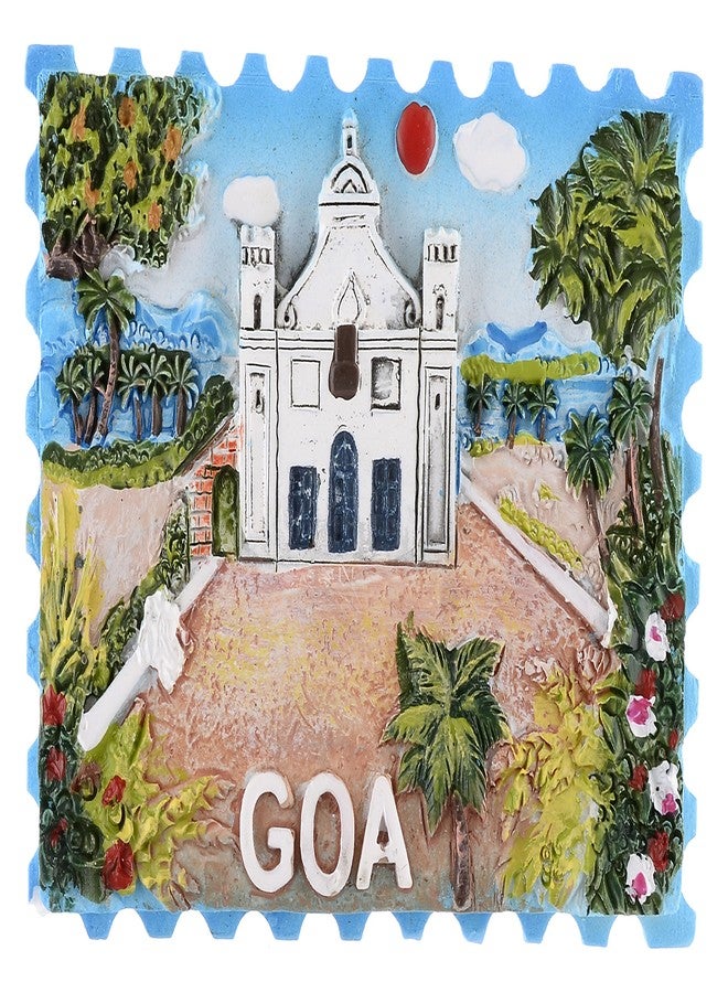 Temple Trees Goa Mario Church Fridge Magnet - TSC 3022 - Image 1